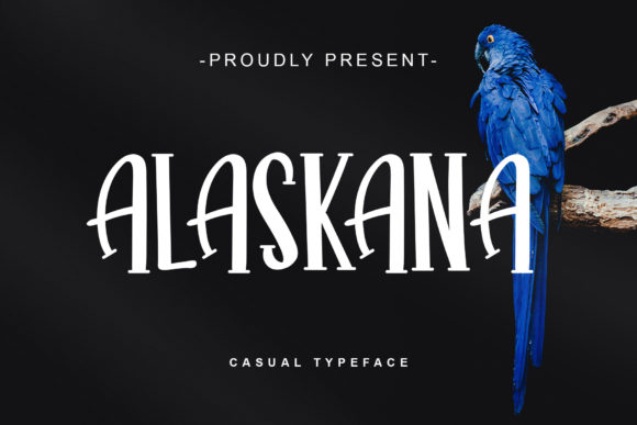 Alaskana Font for Handmade and Commercial Craft Projects