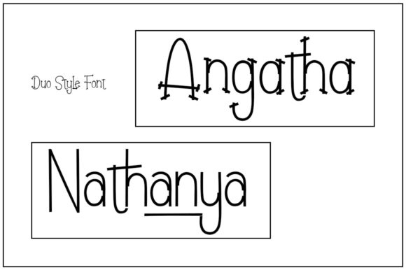 Angatha Nathanya: A Quirky Display Font for Web Design