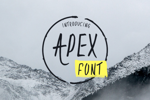Apex: A Display Font That Elevates Handmade Creations