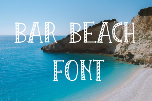 Bar Beach: A Cool and Simple Display Font for Bold Branding