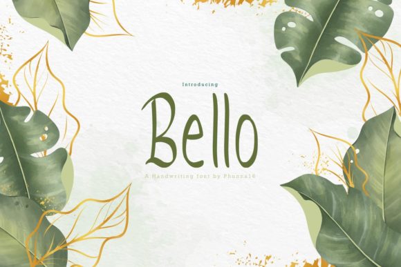 Bello: A Sweet Display Font for Creative Branding