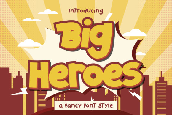Big Heroes: A Playful Display Font for Digital Design