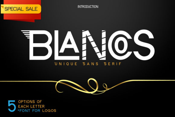 Blancos: A Modern Display Font for Web Design
