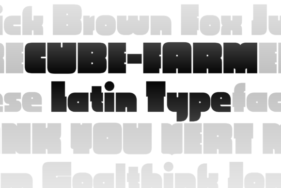 Bringing Creativity to Life with Cube Farm Font