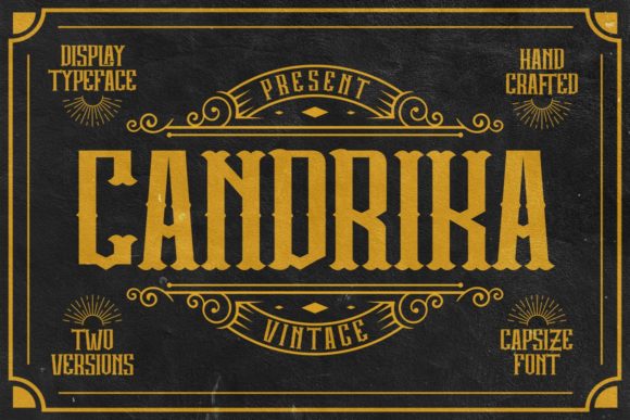 Candrika: A Vintage Font That Elevates Brand Identity