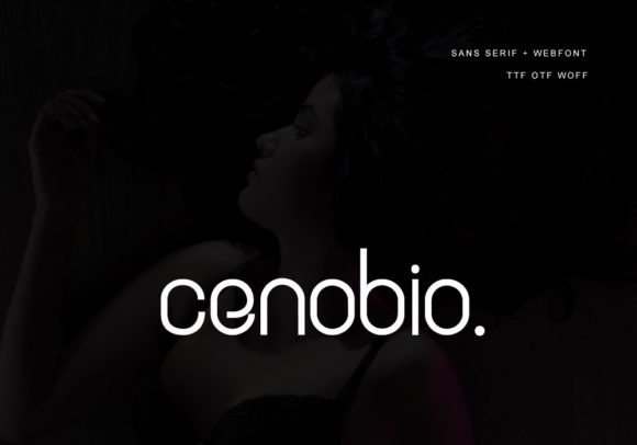 Cenobio: A Minimalist Display Font for Web Design