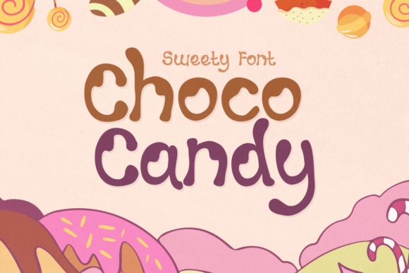 Choco Candy Font for Handmade Creations