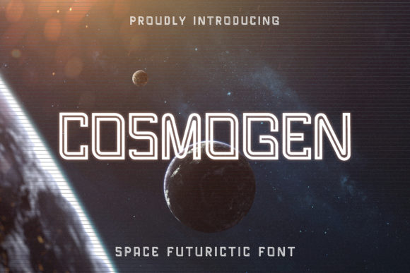 Cosmogen: A Futuristic Display Font for Modern Branding
