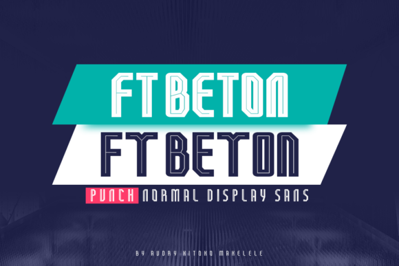 FT Beton Punch: A Modern Display Font for Editorial Design