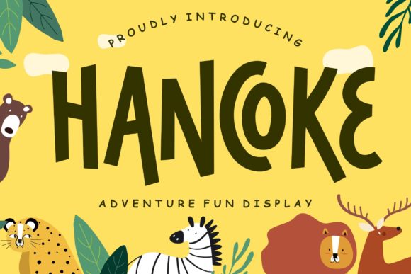 Hancoke Font for Campaign Creatives