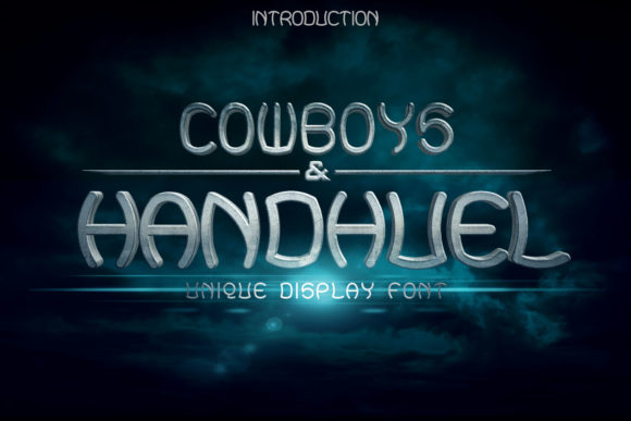 Handhuel: A Bouncy Display Font for Web Design