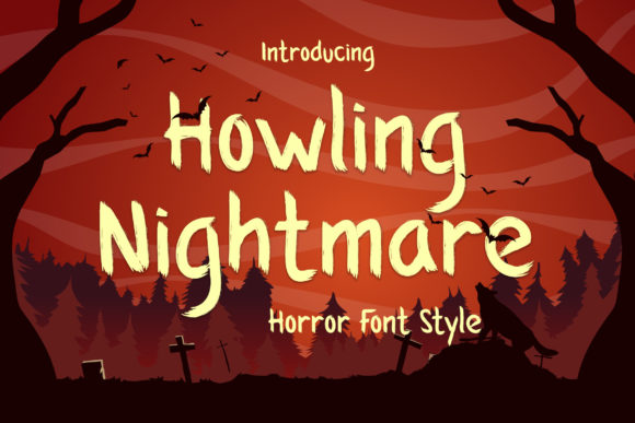 Howling Nightmare Font for Bold Digital Designs