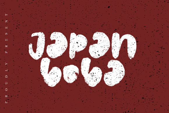 Japan Boba: A Bubbly Display Font for Creative Branding
