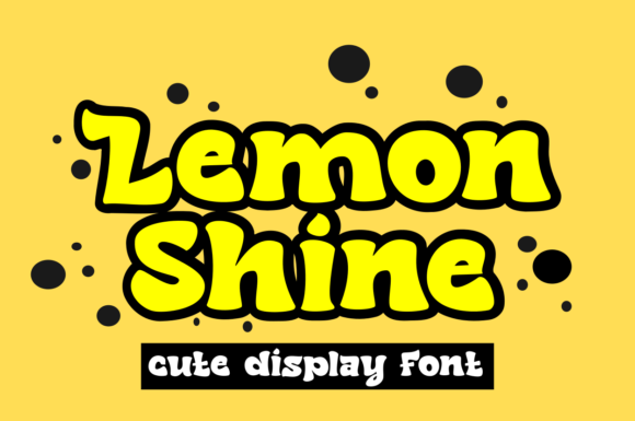 Lemon Shine: A Fresh Twist on Display Fonts