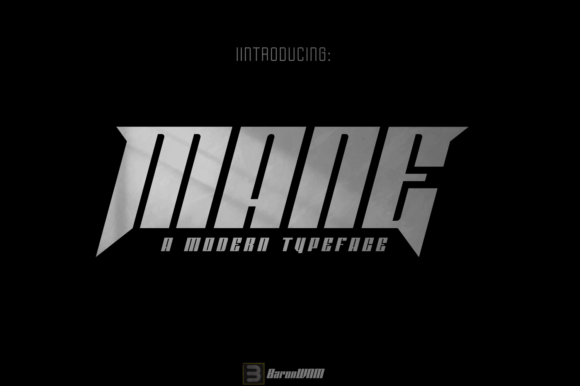 Mane Font for High-Impact Digital Design