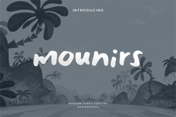 Mounirs: A Cool and Casual Font for Business Branding
