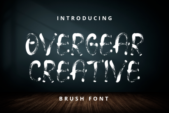 Overgear Creative: A Whimsical Display Font for Editorial Design