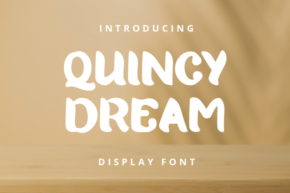 Quincy Dream: A Versatile Display Font for Editorial Design