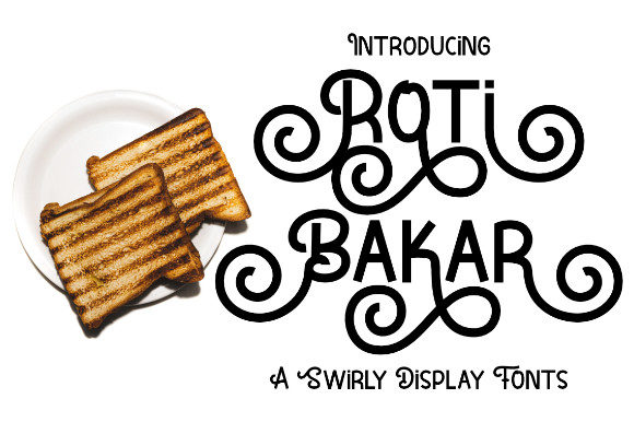 Roti Bakar: A Whimsical Font for Branding That Stands Out