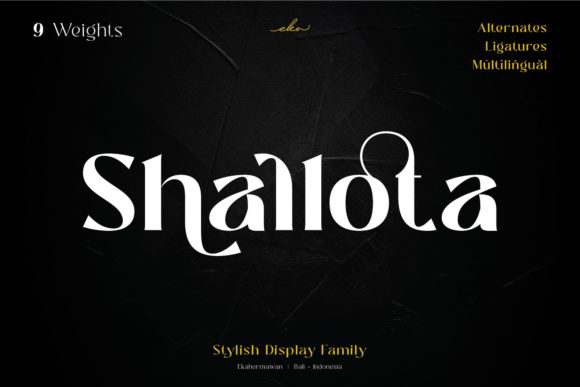 Shallota: A Display Font That Elevates Editorial Design