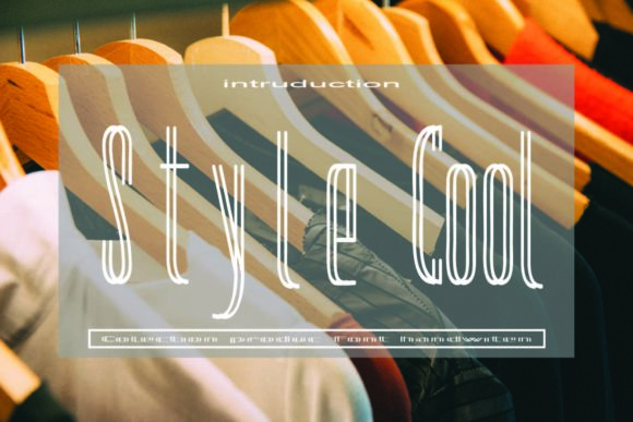Style Cool: A Modern Font for Professional Branding
