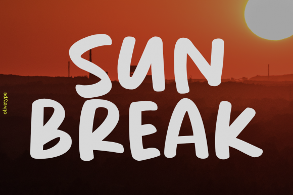 Sunbreak Font for Bold Digital Campaigns