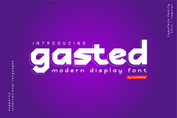 Testing Gasted: A Futuristic Display Font for Web Design