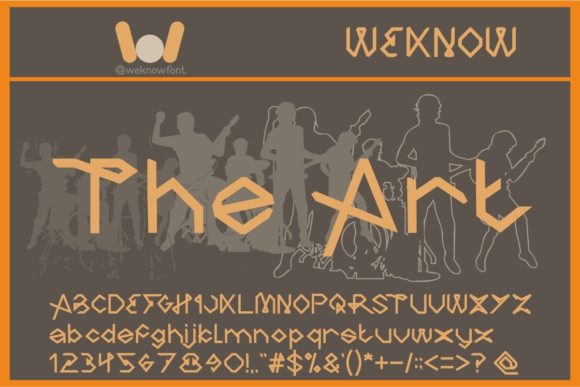 The Art Font: A Gothic Display Typeface for Bold Campaigns