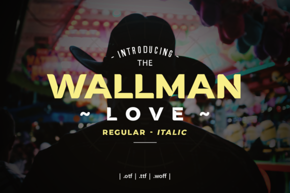 Wallman Love: A Font That Speaks Volumes in Handmade Design