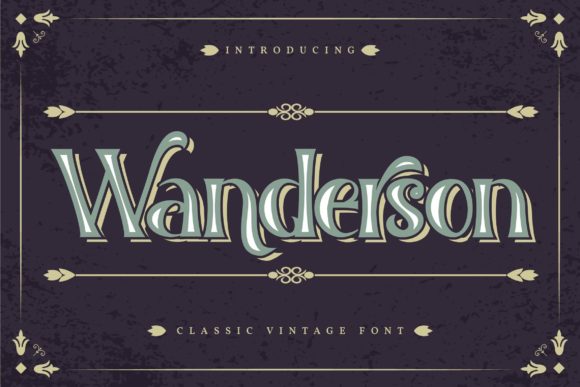 Wanderson: A Timeless Display Font for Modern Editorial Design
